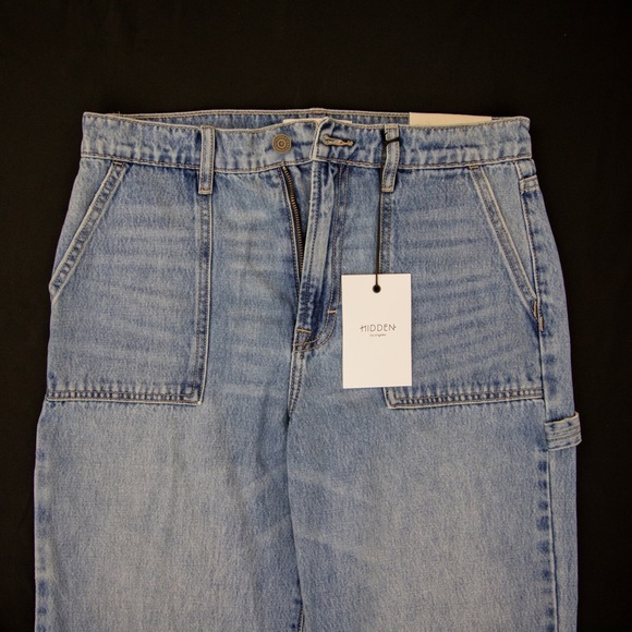 NWT Hidden Denim Cargo Style Denim Jeans Size 28 - Picture 6 of 6